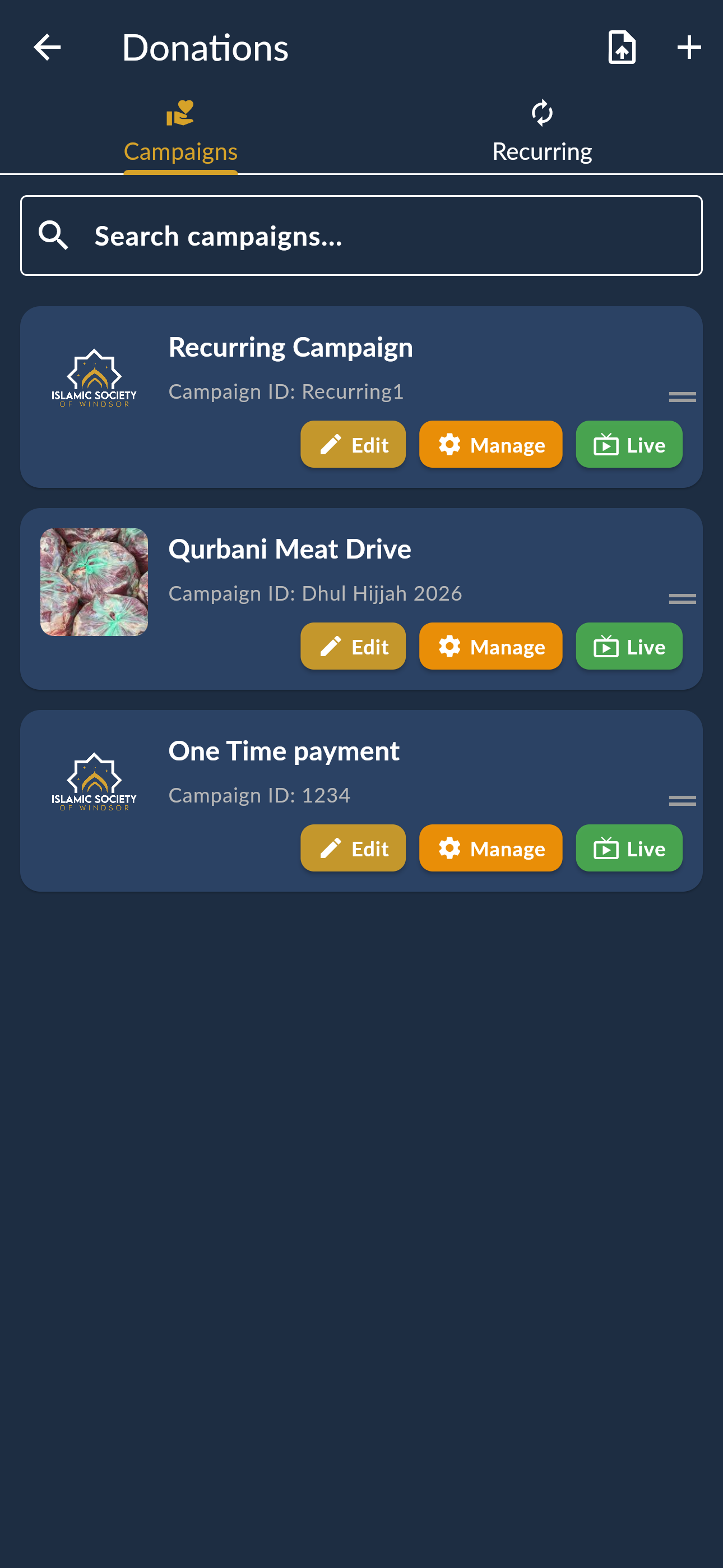 Umity Donations